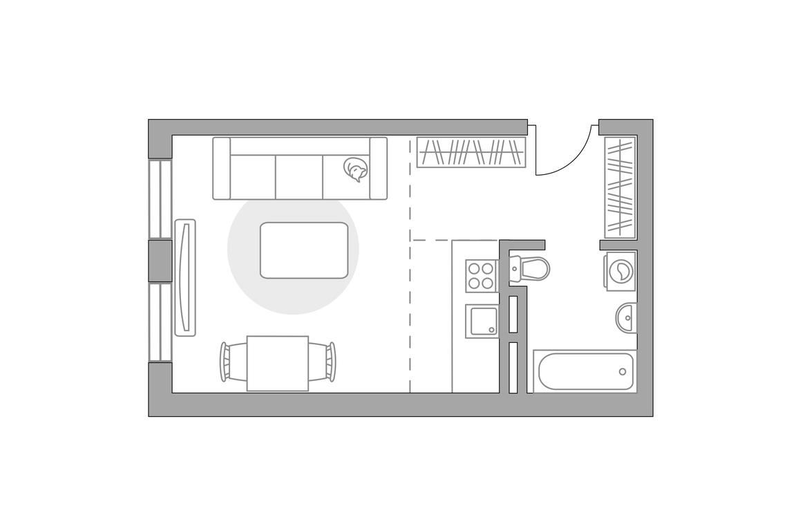 Apartment Sale, 25.43 sq. m. at Anikeevskiy, ulitsa Sergeya Zhadobkina, 1, selo Nikolo-Uryupino, Krasnogorsk City District, Moscow Region, Russia #1