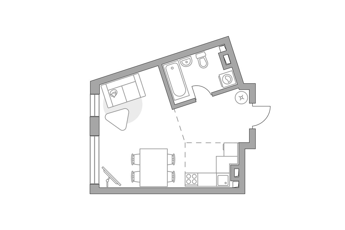 Apartment Sale, 34.03平方米 at Triniti, Dmitrovskoye Highway, Moscow, Russia #1 Apartment Sale, 34.03平方米 at Triniti, Dmitrovskoye Highway, Moscow, Russia #1