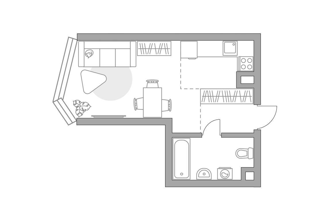 Apartment Sale, 29.06 sq. m. at MYPRIORITY Mnevniki, Narodnogo Opolcheniya Street, 34, Moscow, Russia #1