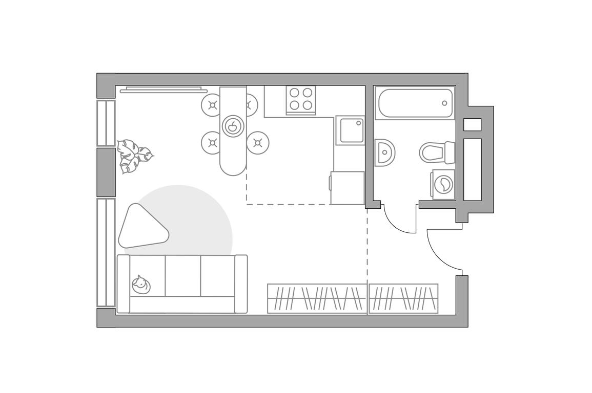 Apartment Sale, 33.01 sq. m. at BeLuck Kolomenskoe, Kashirskoye Highway, Moscow, Russia #2 Apartment Sale, 33.01 sq. m. at BeLuck Kolomenskoe, Kashirskoye Highway, Moscow, Russia #2