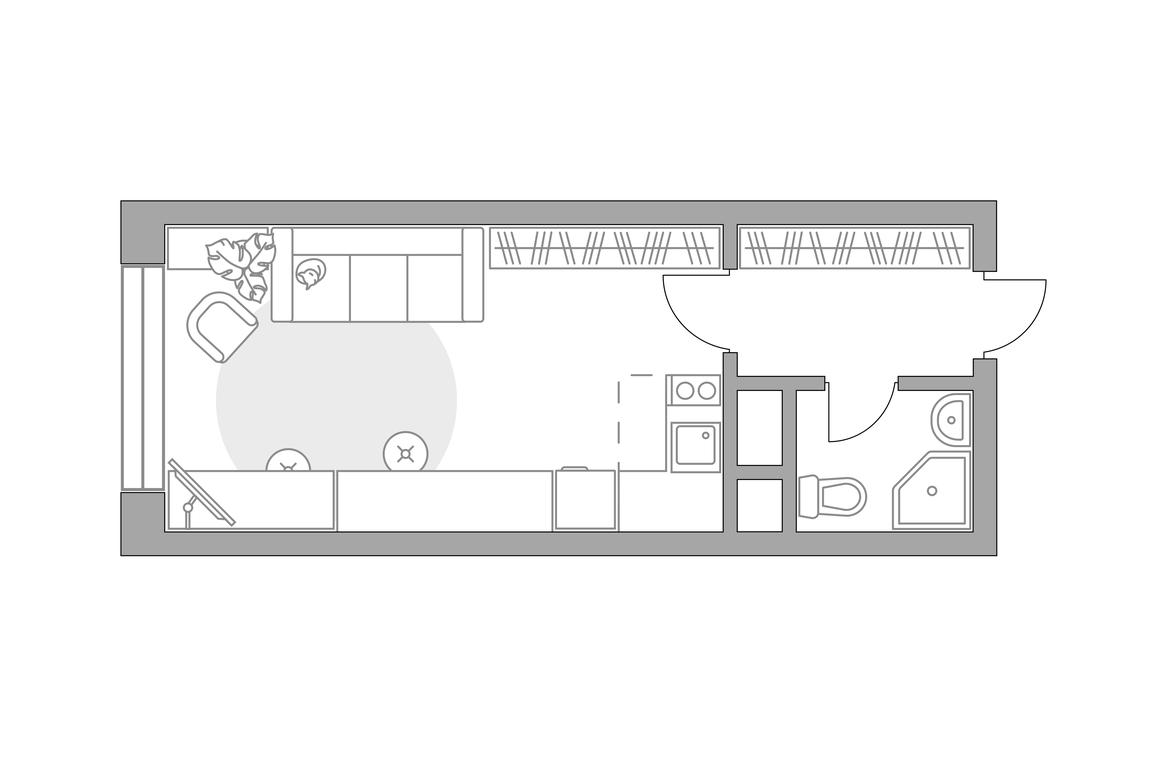 Apartment Sale, 26.53 sq. m. at Pekhra, Yaganova Street, 5, Balashikha, Moscow Region, Russia #1
