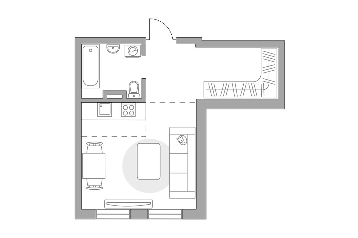 Apartment Sale, 28.45 sq. m. at Anikeevskiy, ulitsa Sergeya Zhadobkina, 1, selo Nikolo-Uryupino, Krasnogorsk City District, Moscow Region, Russia #1