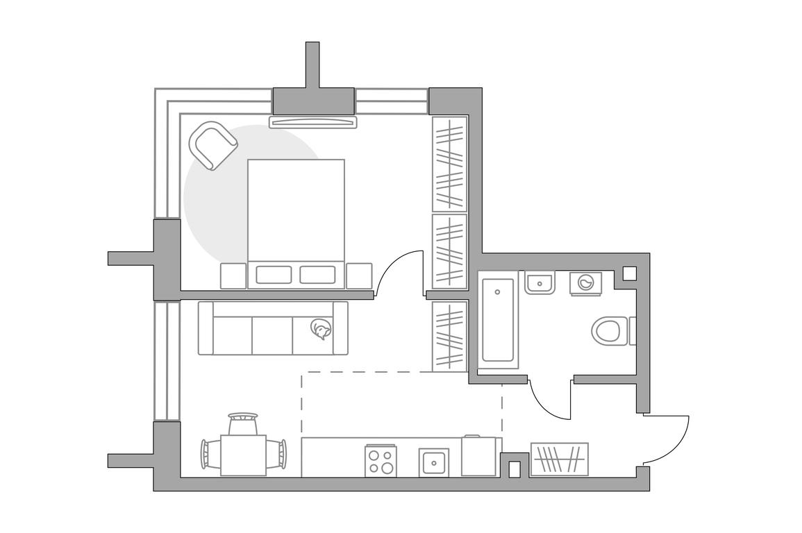 1-BD Apartment Sale, 38.81平方米 at MYPRIORITY Dubrovka, Novoostapovskaya Street, 12, Moscow, Russia #1 1-BD Apartment Sale, 38.81平方米 at MYPRIORITY Dubrovka, Novoostapovskaya Street, 12, Moscow, Russia #1