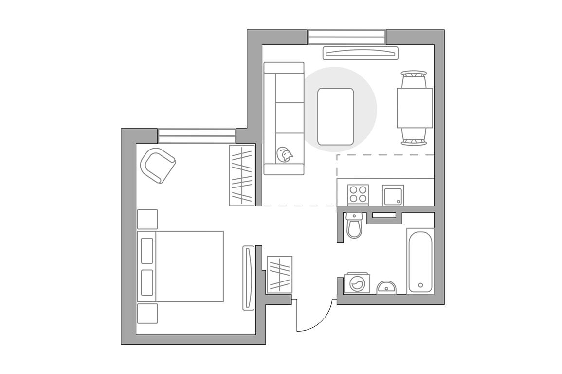 2-BD Apartment Sale, 35.16平方米 at Anikeevskiy, ulitsa Sergeya Zhadobkina, 1, selo Nikolo-Uryupino, Krasnogorsk City District, Moscow Region, Russia #1 2-BD Apartment Sale, 35.16平方米 at Anikeevskiy, ulitsa Sergeya Zhadobkina, 1, selo Nikolo-Uryupino, Krasnogorsk City District, Moscow Region, Russia #1