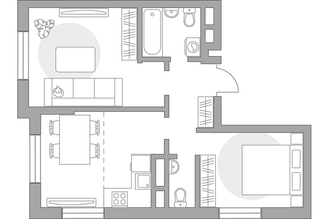 2-BD Apartment Sale, 53.42平方米 at Zhivopisnyi, derevnya Spasskiye Vyselki, 9, Leninskiy City District, Moscow Region, Russia #1 2-BD Apartment Sale, 53.42平方米 at Zhivopisnyi, derevnya Spasskiye Vyselki, 9, Leninskiy City District, Moscow Region, Russia #1