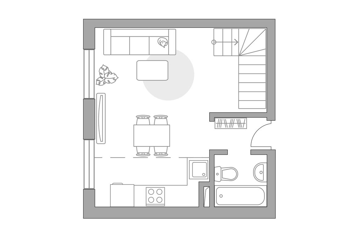 Apartment Sale, 44.6 sq. m. at Zhivopisnyi, derevnya Spasskiye Vyselki, 9, Leninskiy City District, Moscow Region, Russia #1