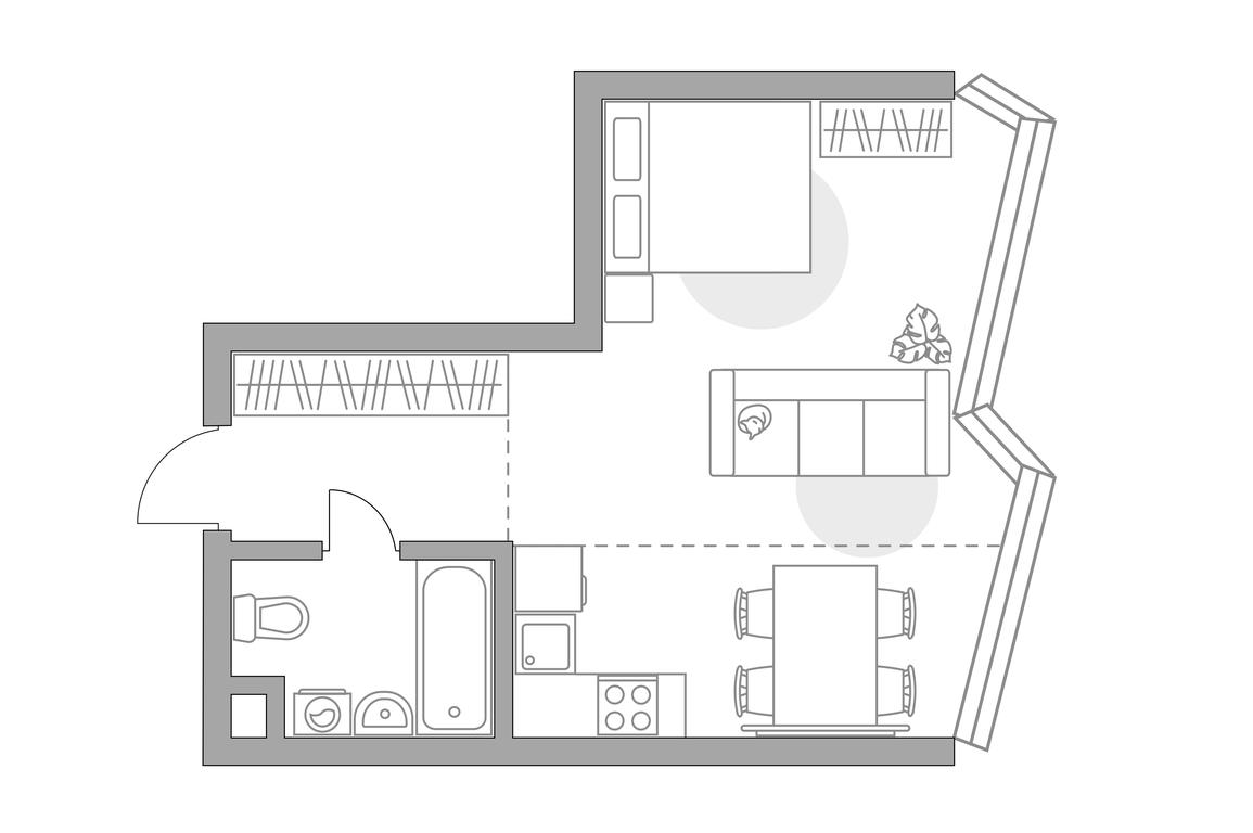 1-BD Apartment Sale, 34.94 sq. m. at MYPRIORITY Mnevniki, Narodnogo Opolcheniya Street, 34, Moscow, Russia #1