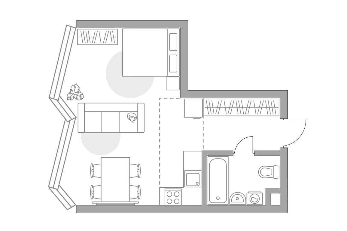 Apartment Sale, 34.69 sq. m. at MYPRIORITY Mnevniki, Narodnogo Opolcheniya Street, 34, Moscow, Russia #1 Apartment Sale, 34.69 sq. m. at MYPRIORITY Mnevniki, Narodnogo Opolcheniya Street, 34, Moscow, Russia #1
