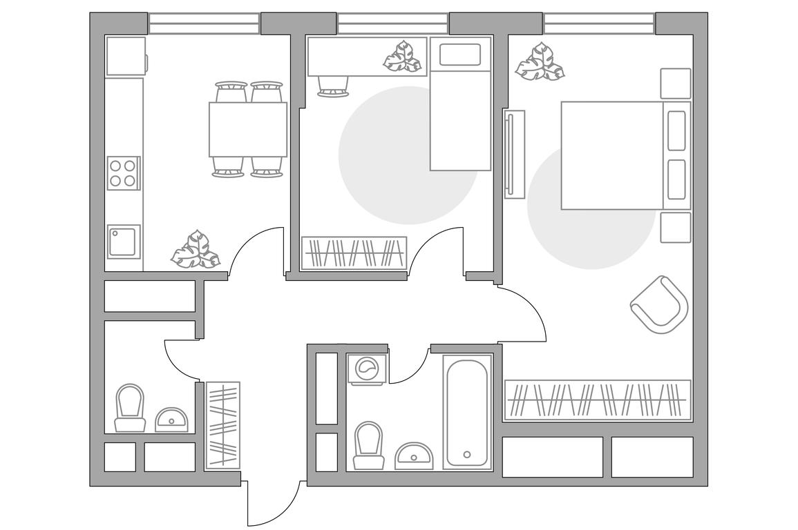 2-BD Apartment Sale, 51.21 sq. m. at Novaya Alekseevskaya rosha, Lukino Street, вл49, Balashikha, Moscow Region, Russia #1 2-BD Apartment Sale, 51.21 sq. m. at Novaya Alekseevskaya rosha, Lukino Street, вл49, Balashikha, Moscow Region, Russia #1