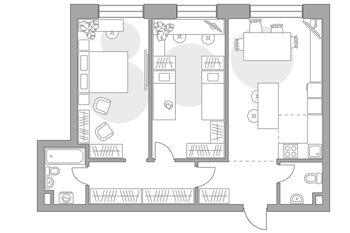 3-BD Apartment Sale, 79.39 sq. m. at MYPRIORITY Paveletskaya, Dubininskaya Street, 17с2, Moscow, Russia #1 3-BD Apartment Sale, 79.39 sq. m. at MYPRIORITY Paveletskaya, Dubininskaya Street, 17с2, Moscow, Russia #1