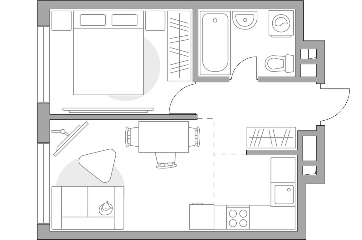 2-BD Apartment Sale, 37.32 sq. m. at BeLuck Kolomenskoe, Kashirskoye Highway, Moscow, Russia #1 2-BD Apartment Sale, 37.32 sq. m. at BeLuck Kolomenskoe, Kashirskoye Highway, Moscow, Russia #1