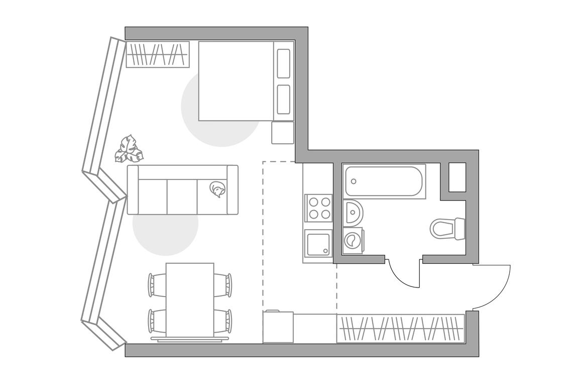 Apartment Sale, 34.91 sq. m. at MYPRIORITY Mnevniki, Narodnogo Opolcheniya Street, 34, Moscow, Russia #1 Apartment Sale, 34.91 sq. m. at MYPRIORITY Mnevniki, Narodnogo Opolcheniya Street, 34, Moscow, Russia #1