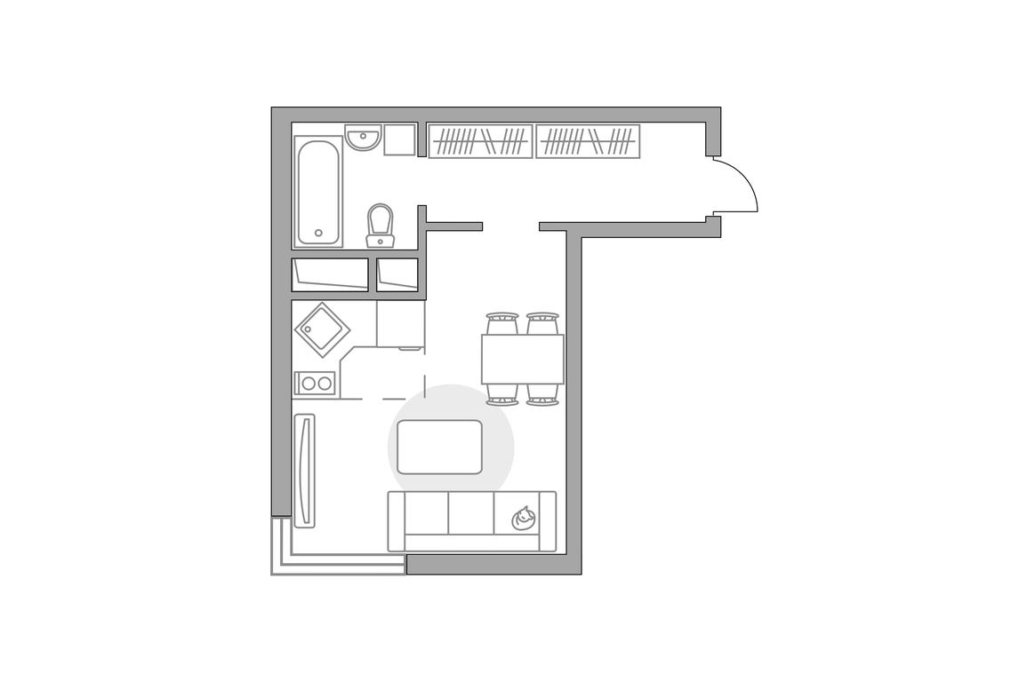 Apartment Sale, 25.48 sq. m. at Ilinois, Ilyinskiy Blind Alley, 1с1, Krasnogorsk, Moscow Region, Russia #1 Apartment Sale, 25.48 sq. m. at Ilinois, Ilyinskiy Blind Alley, 1с1, Krasnogorsk, Moscow Region, Russia #1