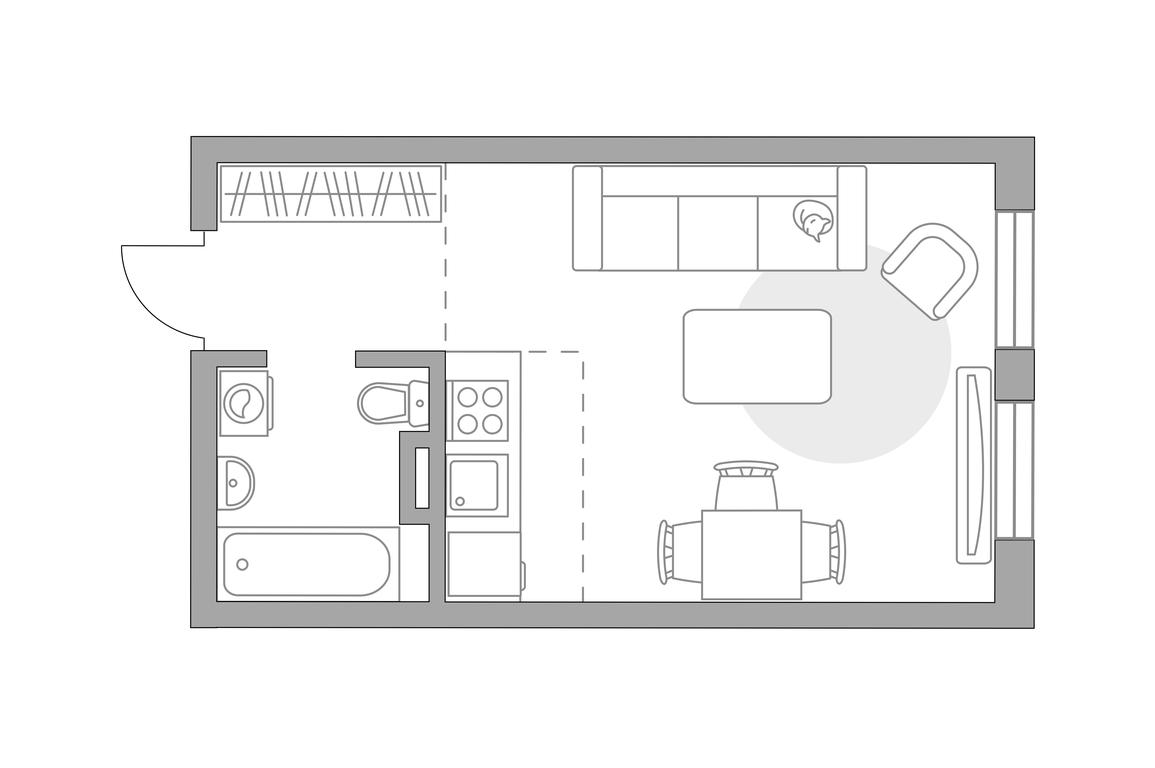 Apartment Sale, 27.44 sq. m. at Anikeevskiy, ulitsa Sergeya Zhadobkina, 1, selo Nikolo-Uryupino, Krasnogorsk City District, Moscow Region, Russia #1