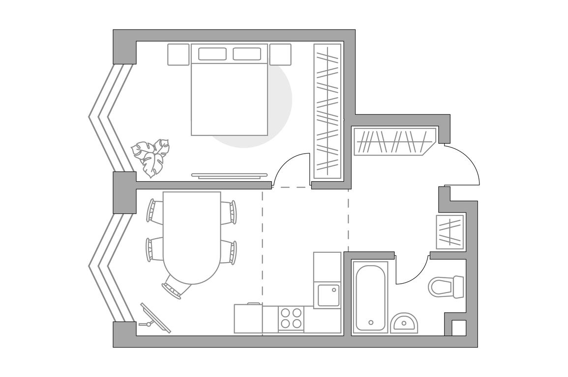1-BD Apartment Sale, 40.42 sq. m. at MYPRIORITY Mnevniki, Narodnogo Opolcheniya Street, 34, Moscow, Russia #1 1-BD Apartment Sale, 40.42 sq. m. at MYPRIORITY Mnevniki, Narodnogo Opolcheniya Street, 34, Moscow, Russia #1