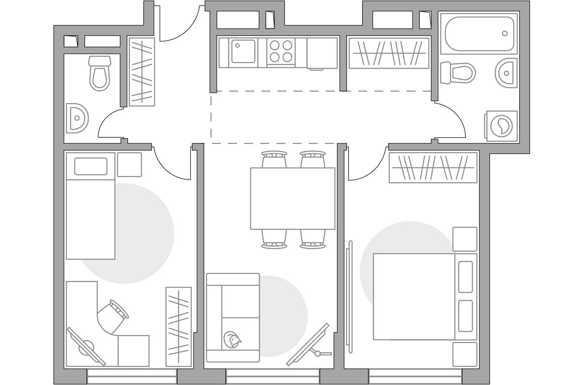 3-BD Apartment Sale, 62.58平方米 at BeLuck Kolomenskoe, Kashirskoye Highway, Moscow, Russia #1 3-BD Apartment Sale, 62.58平方米 at BeLuck Kolomenskoe, Kashirskoye Highway, Moscow, Russia #1