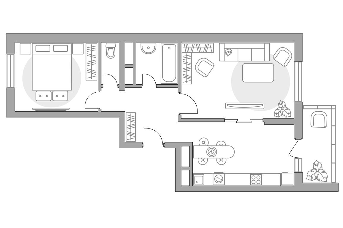 2-BD Apartment Sale, 58.11平方米 at Novaya Alekseevskaya rosha, Lukino Street, вл49, Balashikha, Moscow Region, Russia #1