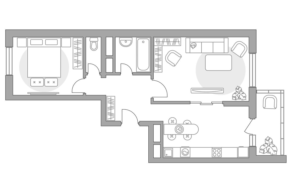 2-BD Apartment Sale, 58.11平方米 at Novaya Alekseevskaya rosha, Lukino Street, вл49, Balashikha, Moscow Region, Russia #1