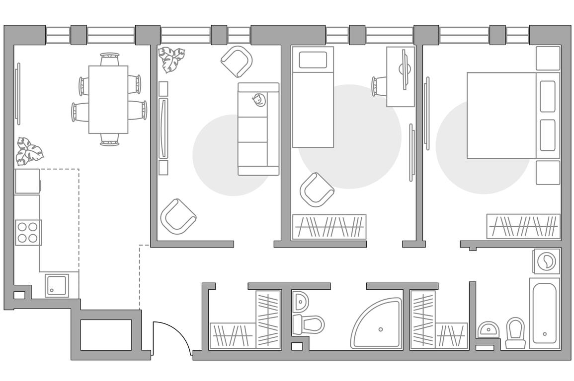4-BD Apartment Sale, 82.6 sq. m. at MYPRIORITY Dubrovka, Novoostapovskaya Street, 12, Moscow, Russia #1 4-BD Apartment Sale, 82.6 sq. m. at MYPRIORITY Dubrovka, Novoostapovskaya Street, 12, Moscow, Russia #1