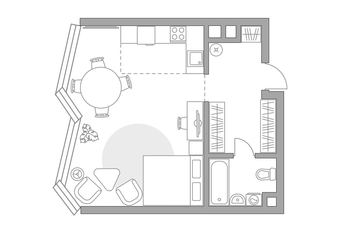 Apartment Sale, 43.45 sq. m. at MYPRIORITY Mnevniki, Narodnogo Opolcheniya Street, 34, Moscow, Russia #1
