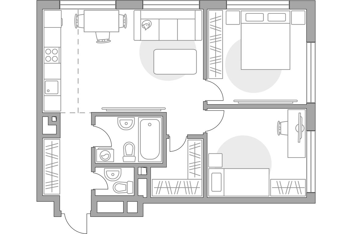 3-BD Apartment Sale, 66.17平方米 at BeLuck Kolomenskoe, Kashirskoye Highway, Moscow, Russia #1 3-BD Apartment Sale, 66.17平方米 at BeLuck Kolomenskoe, Kashirskoye Highway, Moscow, Russia #1