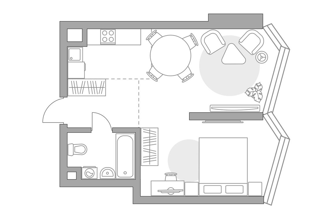 Apartment Sale, 40.43 sq. m. at MYPRIORITY Mnevniki, Narodnogo Opolcheniya Street, 34, Moscow, Russia #1 Apartment Sale, 40.43 sq. m. at MYPRIORITY Mnevniki, Narodnogo Opolcheniya Street, 34, Moscow, Russia #1