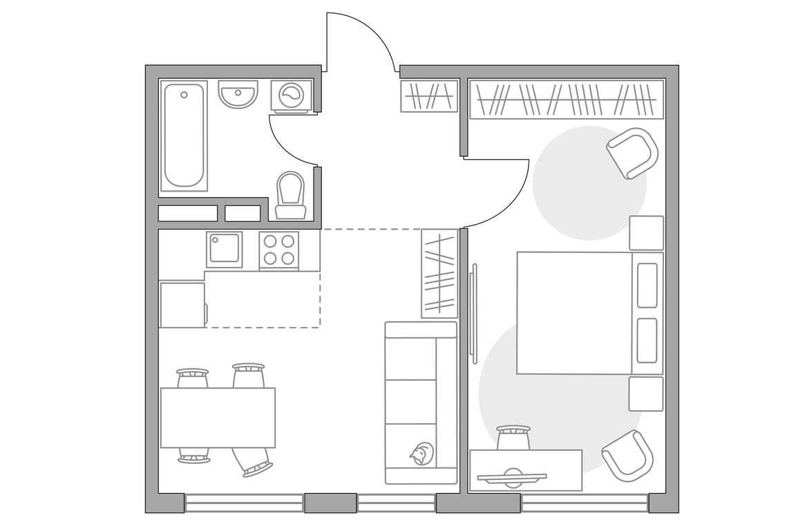 2-BD Apartment Sale, 39.84平方米 at Anikeevskiy, ulitsa Sergeya Zhadobkina, 1, selo Nikolo-Uryupino, Krasnogorsk City District, Moscow Region, Russia #1 2-BD Apartment Sale, 39.84平方米 at Anikeevskiy, ulitsa Sergeya Zhadobkina, 1, selo Nikolo-Uryupino, Krasnogorsk City District, Moscow Region, Russia #1