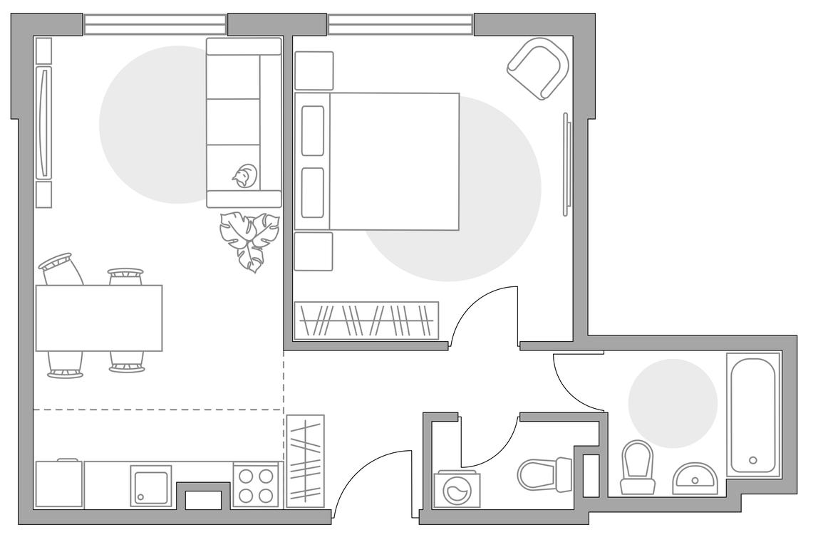 2-BD Apartment Sale, 41.54 sq. m. at Anikeevskiy, ulitsa Sergeya Zhadobkina, 1, selo Nikolo-Uryupino, Krasnogorsk City District, Moscow Region, Russia #1