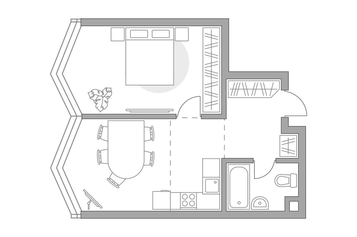 1-BD Apartment Sale, 43.5 sq. m. at MYPRIORITY Mnevniki, Narodnogo Opolcheniya Street, 34, Moscow, Russia #1 1-BD Apartment Sale, 43.5 sq. m. at MYPRIORITY Mnevniki, Narodnogo Opolcheniya Street, 34, Moscow, Russia #1