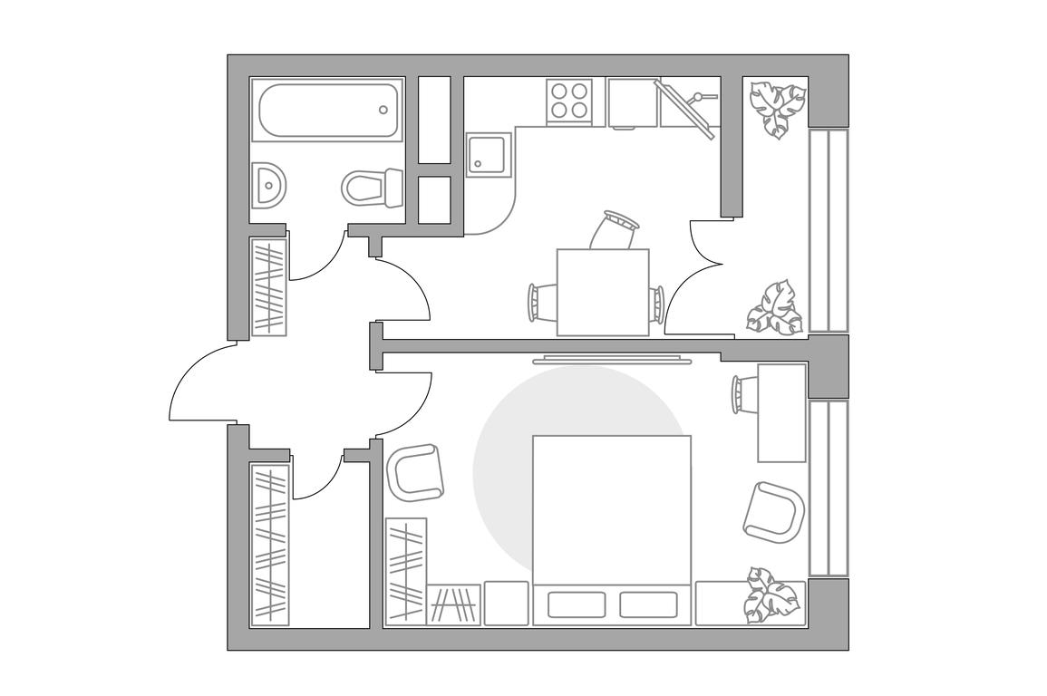 1-BD Apartment Sale, 33.9平方米 at Pekhra, Yaganova Street, 5, Balashikha, Moscow Region, Russia #1 1-BD Apartment Sale, 33.9平方米 at Pekhra, Yaganova Street, 5, Balashikha, Moscow Region, Russia #1