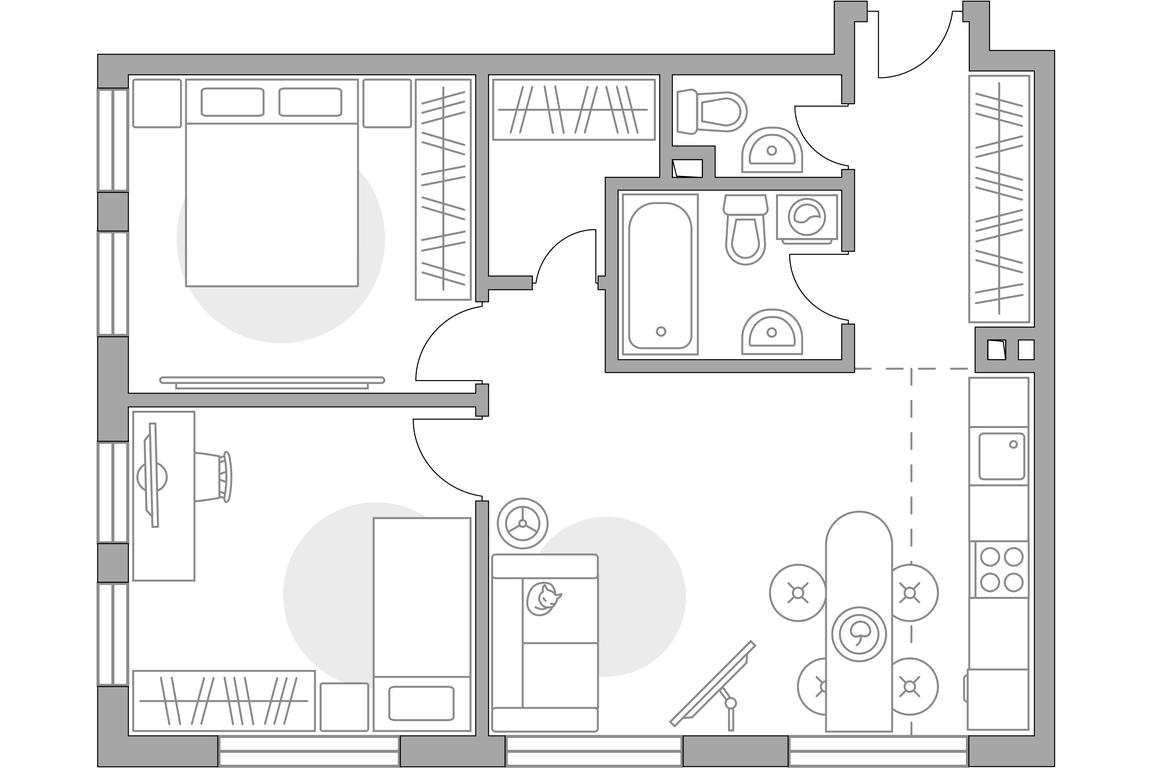 3-BD Apartment Sale, 65.04平方米 at BeLuck Kolomenskoe, Kashirskoye Highway, Moscow, Russia #1 3-BD Apartment Sale, 65.04平方米 at BeLuck Kolomenskoe, Kashirskoye Highway, Moscow, Russia #1