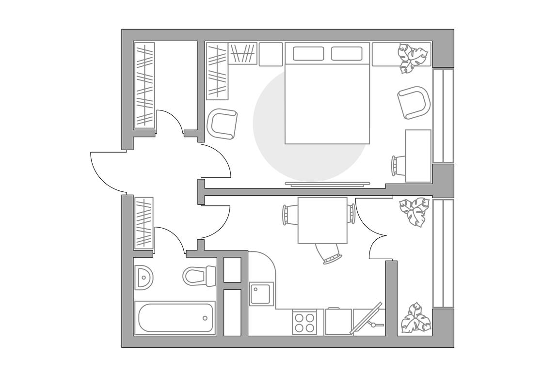 1-BD Apartment Sale, 33.9平方米 at Pekhra, Yaganova Street, 5, Balashikha, Moscow Region, Russia #1 1-BD Apartment Sale, 33.9平方米 at Pekhra, Yaganova Street, 5, Balashikha, Moscow Region, Russia #1