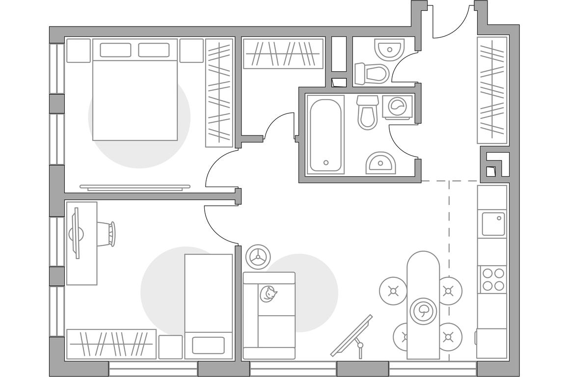 3-BD Apartment Sale, 64.51平方米 at BeLuck Kolomenskoe, Kashirskoye Highway, Moscow, Russia #1 3-BD Apartment Sale, 64.51平方米 at BeLuck Kolomenskoe, Kashirskoye Highway, Moscow, Russia #1