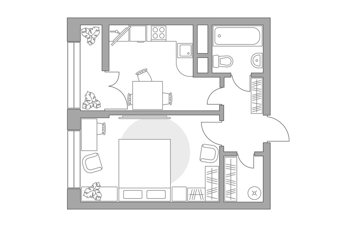 1-BD Apartment Sale, 37.54平方米 at Pekhra, Yaganova Street, 5, Balashikha, Moscow Region, Russia #1 1-BD Apartment Sale, 37.54平方米 at Pekhra, Yaganova Street, 5, Balashikha, Moscow Region, Russia #1