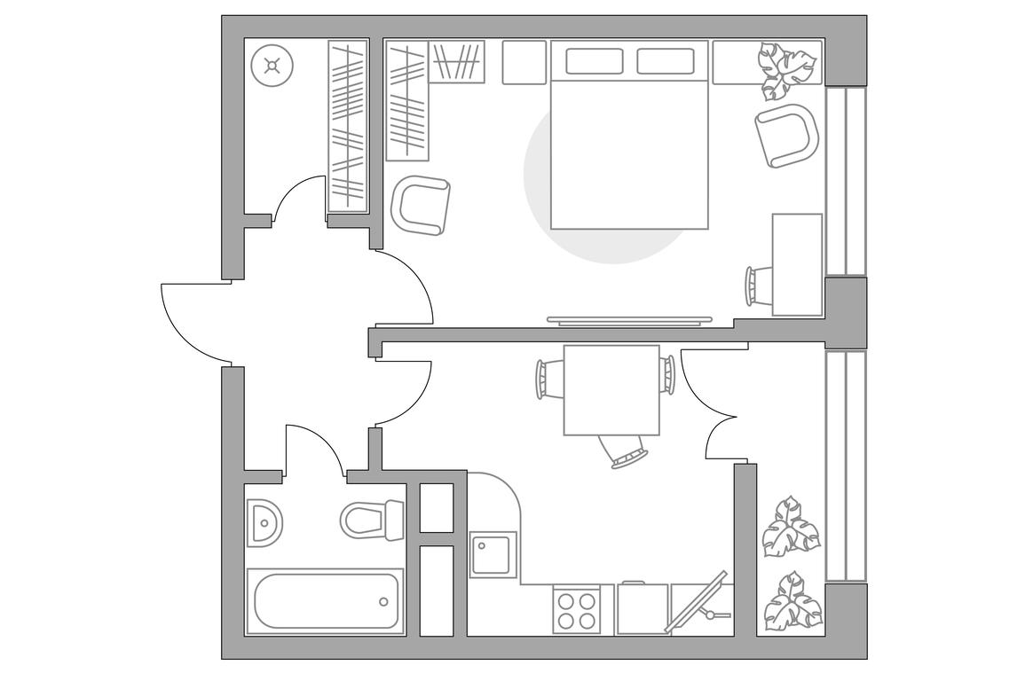 1-BD Apartment Sale, 39.08平方米 at Pekhra, Yaganova Street, 5, Balashikha, Moscow Region, Russia #1 1-BD Apartment Sale, 39.08平方米 at Pekhra, Yaganova Street, 5, Balashikha, Moscow Region, Russia #1