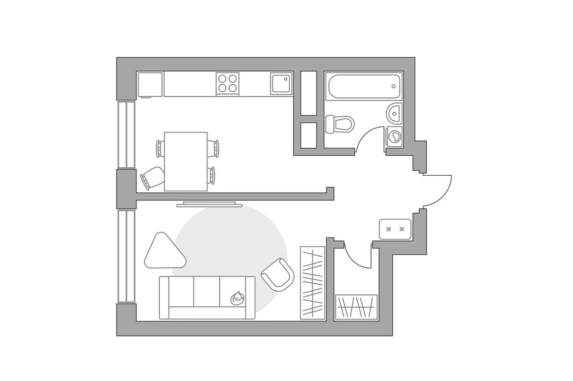 1-BD Apartment Sale, 32.5 sq. m. at Ilinois, Ilyinskiy Blind Alley, 1с1, Krasnogorsk, Moscow Region, Russia #1 1-BD Apartment Sale, 32.5 sq. m. at Ilinois, Ilyinskiy Blind Alley, 1с1, Krasnogorsk, Moscow Region, Russia #1