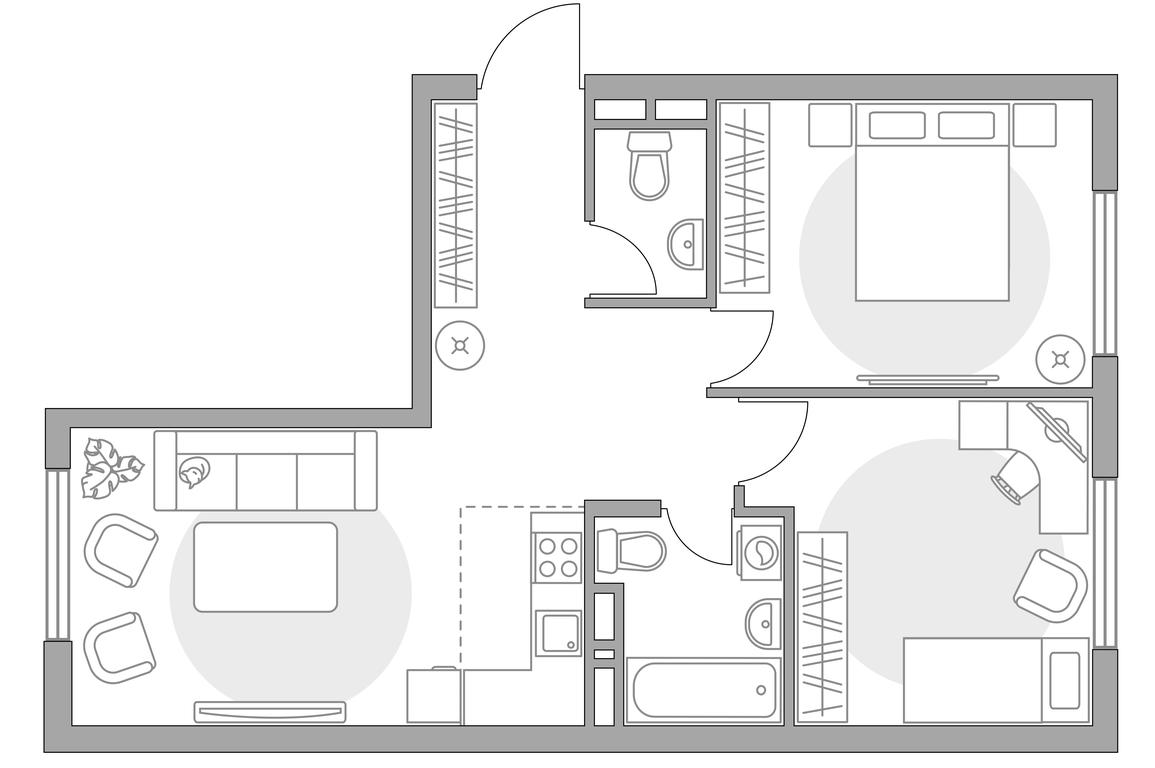 3-BD Apartment Sale, 54.02 sq. m. at Anikeevskiy, ulitsa Sergeya Zhadobkina, 1, selo Nikolo-Uryupino, Krasnogorsk City District, Moscow Region, Russia #1 3-BD Apartment Sale, 54.02 sq. m. at Anikeevskiy, ulitsa Sergeya Zhadobkina, 1, selo Nikolo-Uryupino, Krasnogorsk City District, Moscow Region, Russia #1