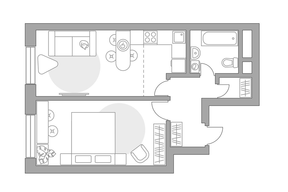 2-BD Apartment Sale, 41.88 sq. m. at Ilinois, Ilyinskiy Blind Alley, 1с1, Krasnogorsk, Moscow Region, Russia #1 2-BD Apartment Sale, 41.88 sq. m. at Ilinois, Ilyinskiy Blind Alley, 1с1, Krasnogorsk, Moscow Region, Russia #1