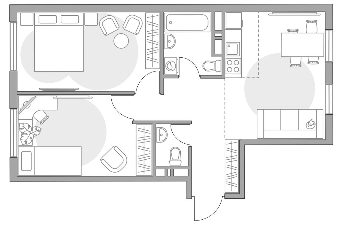 3-BD Apartment Sale, 54.96平方米 at Anikeevskiy, ulitsa Sergeya Zhadobkina, 1, selo Nikolo-Uryupino, Krasnogorsk City District, Moscow Region, Russia #1 3-BD Apartment Sale, 54.96平方米 at Anikeevskiy, ulitsa Sergeya Zhadobkina, 1, selo Nikolo-Uryupino, Krasnogorsk City District, Moscow Region, Russia #1