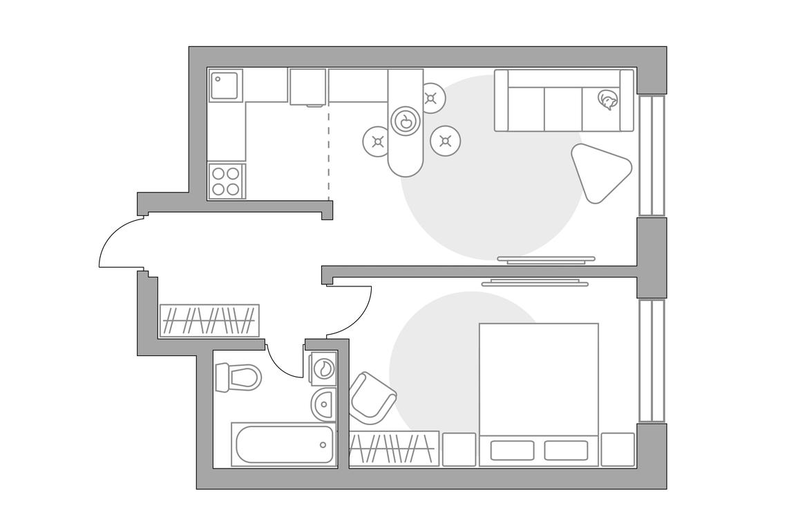 2-BD Apartment Sale, 36.94 sq. m. at Ilinois, Ilyinskiy Blind Alley, 1с1, Krasnogorsk, Moscow Region, Russia #1 2-BD Apartment Sale, 36.94 sq. m. at Ilinois, Ilyinskiy Blind Alley, 1с1, Krasnogorsk, Moscow Region, Russia #1