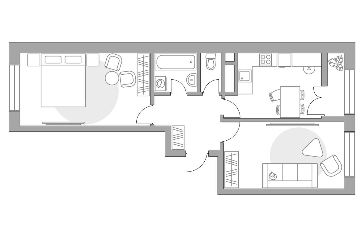2-BD Apartment Sale, 54.64平方米 at Pekhra, Yaganova Street, 5, Balashikha, Moscow Region, Russia #1 2-BD Apartment Sale, 54.64平方米 at Pekhra, Yaganova Street, 5, Balashikha, Moscow Region, Russia #1
