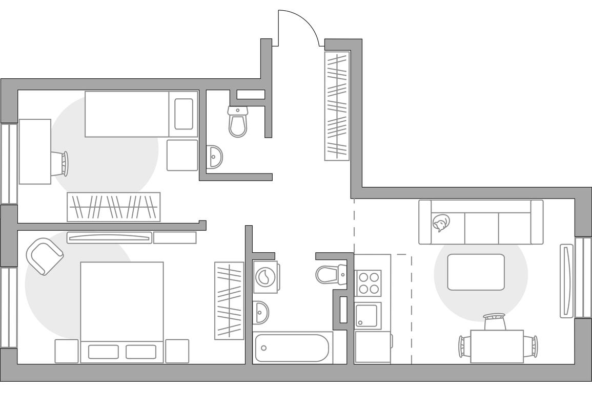 3-BD Apartment Sale, 54.21 sq. m. at Anikeevskiy, ulitsa Sergeya Zhadobkina, 1, selo Nikolo-Uryupino, Krasnogorsk City District, Moscow Region, Russia #1 3-BD Apartment Sale, 54.21 sq. m. at Anikeevskiy, ulitsa Sergeya Zhadobkina, 1, selo Nikolo-Uryupino, Krasnogorsk City District, Moscow Region, Russia #1
