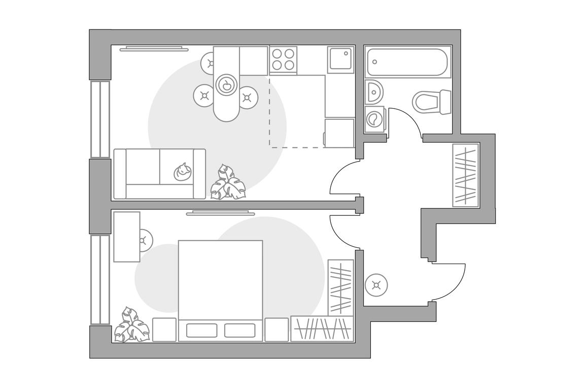 2-BD Apartment Sale, 39.48 sq. m. at Ilinois, Ilyinskiy Blind Alley, 1с1, Krasnogorsk, Moscow Region, Russia #1 2-BD Apartment Sale, 39.48 sq. m. at Ilinois, Ilyinskiy Blind Alley, 1с1, Krasnogorsk, Moscow Region, Russia #1