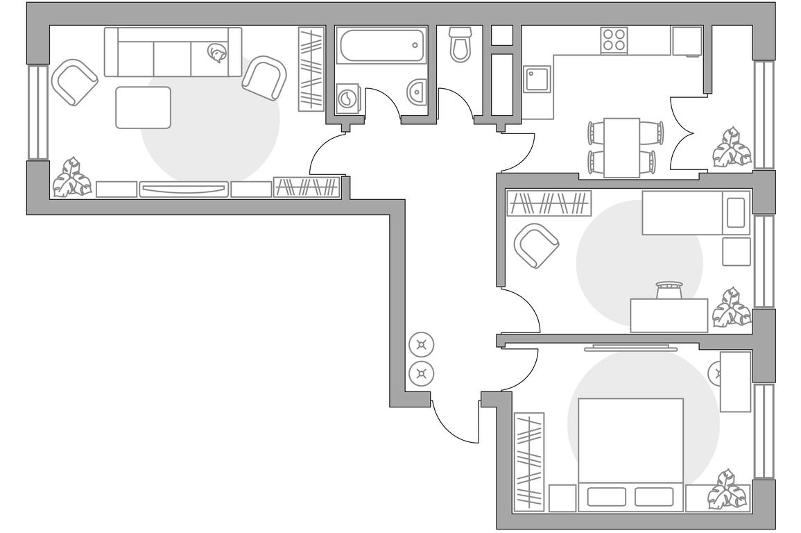 3-BD Apartment Sale, 71.96 sq. m. at Pekhra, Yaganova Street, 5, Balashikha, Moscow Region, Russia #1 3-BD Apartment Sale, 71.96 sq. m. at Pekhra, Yaganova Street, 5, Balashikha, Moscow Region, Russia #1