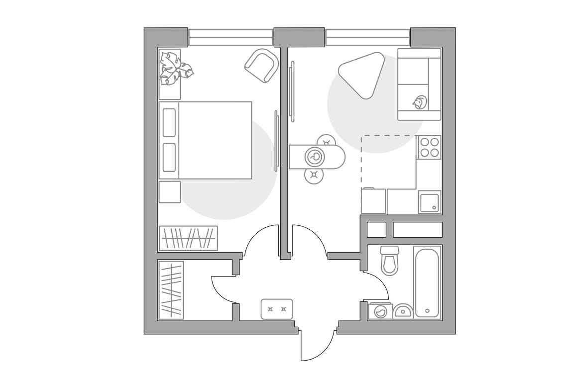 2-BD Apartment Sale, 39.4 sq. m. at Ilinois, Ilyinskiy Blind Alley, 1с1, Krasnogorsk, Moscow Region, Russia #1 2-BD Apartment Sale, 39.4 sq. m. at Ilinois, Ilyinskiy Blind Alley, 1с1, Krasnogorsk, Moscow Region, Russia #1