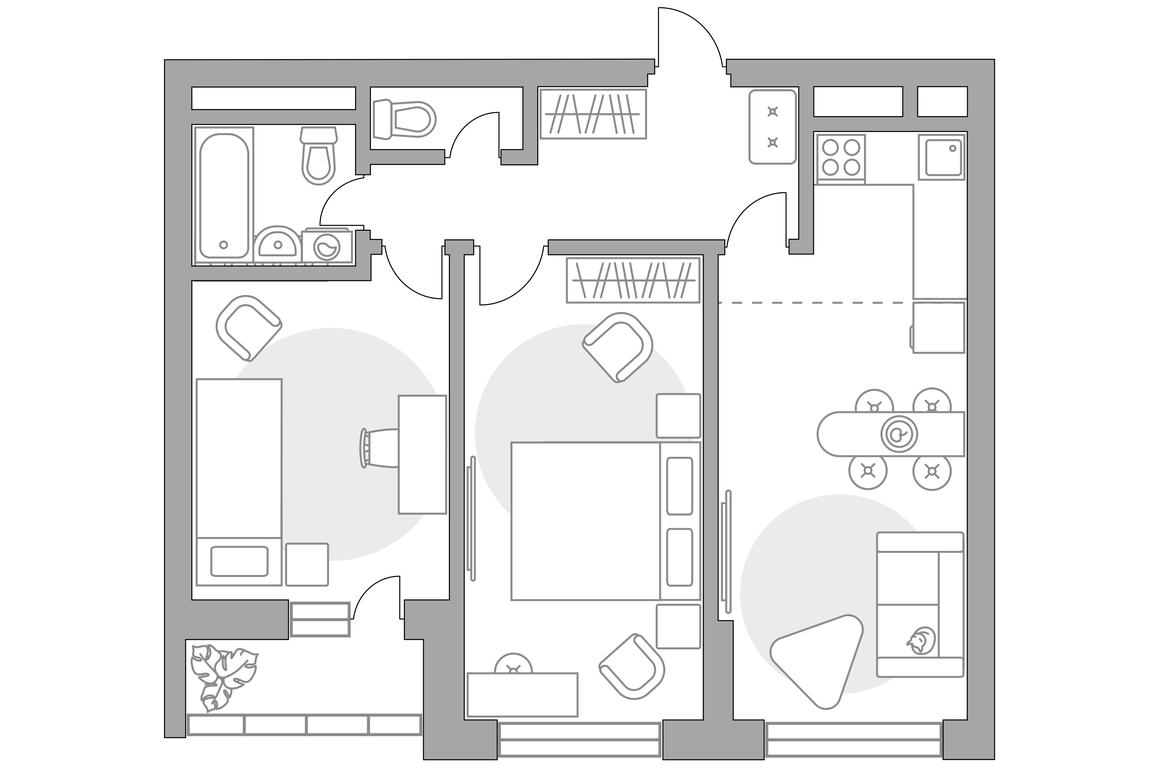 3-BD Apartment Sale, 58.25 sq. m. at Ilinois, Ilyinskiy Blind Alley, 1с1, Krasnogorsk, Moscow Region, Russia #1 3-BD Apartment Sale, 58.25 sq. m. at Ilinois, Ilyinskiy Blind Alley, 1с1, Krasnogorsk, Moscow Region, Russia #1