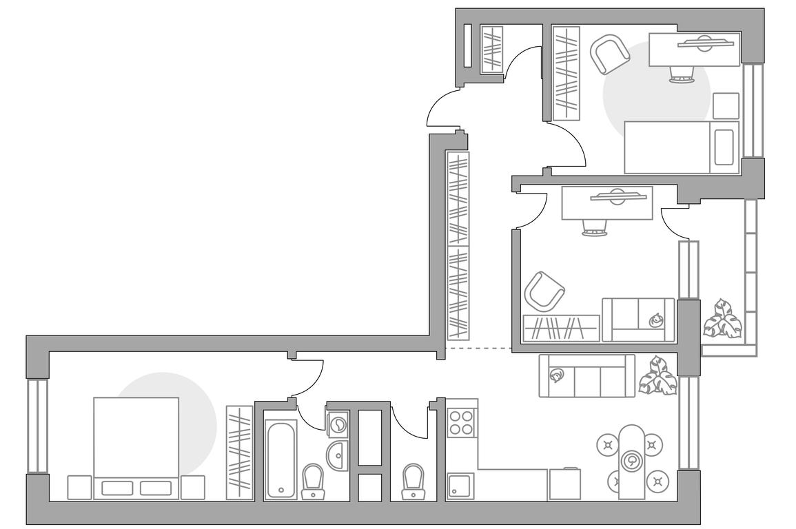 3-BD Apartment Sale, 68.08 sq. m. at Ilinois, Ilyinskiy Blind Alley, 1с1, Krasnogorsk, Moscow Region, Russia #1 3-BD Apartment Sale, 68.08 sq. m. at Ilinois, Ilyinskiy Blind Alley, 1с1, Krasnogorsk, Moscow Region, Russia #1
