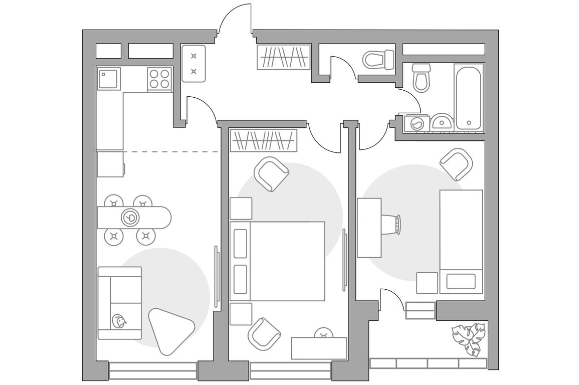 3-BD Apartment Sale, 58.25 sq. m. at Ilinois, Ilyinskiy Blind Alley, 1с1, Krasnogorsk, Moscow Region, Russia #1 3-BD Apartment Sale, 58.25 sq. m. at Ilinois, Ilyinskiy Blind Alley, 1с1, Krasnogorsk, Moscow Region, Russia #1