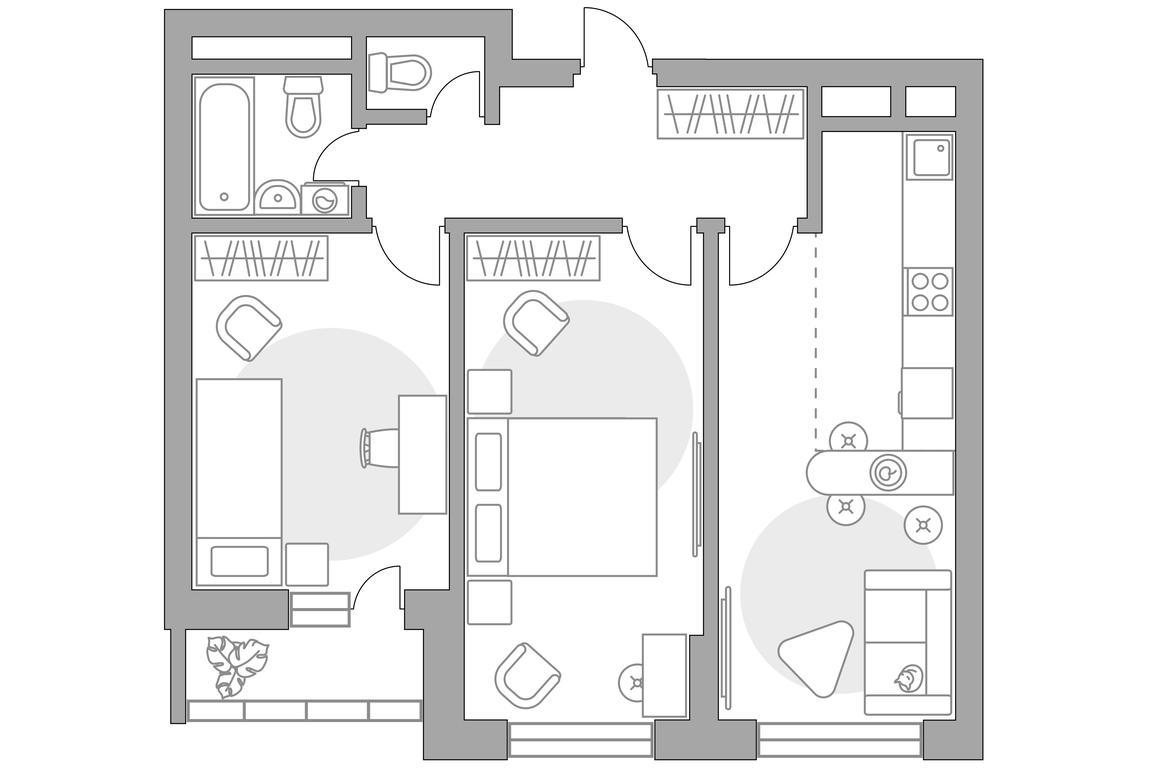3-BD Apartment Sale, 58.78平方米 at Ilinois, Ilyinskiy Blind Alley, 1с1, Krasnogorsk, Moscow Region, Russia #1 3-BD Apartment Sale, 58.78平方米 at Ilinois, Ilyinskiy Blind Alley, 1с1, Krasnogorsk, Moscow Region, Russia #1