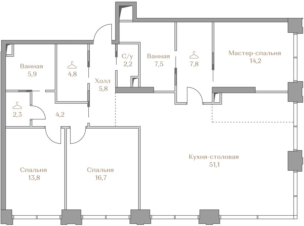 3-BD Apartment Sale, 136.3 sq. m. at Luzhniki Collection, Luzhnetskaya Embankment, 2/4с17, Moscow, Russia #1 3-BD Apartment Sale, 136.3 sq. m. at Luzhniki Collection, Luzhnetskaya Embankment, 2/4с17, Moscow, Russia #1